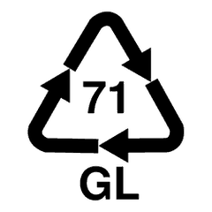 Simbolo riciclo 71 GL